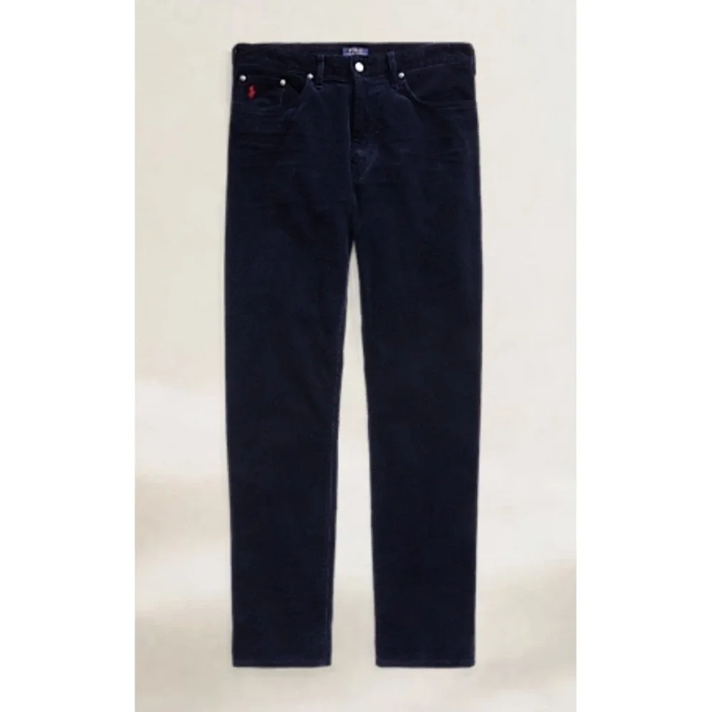 Polo Ralph Lauren Navy Blue Corduroy Stretch Classic Fit Pants 58BX32 NWOT